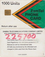 418/ Zambia; P1. ZamTel, 1000 Ut. - Zambia