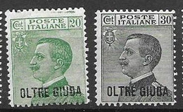 Oltre Giuba Set Mlh * (quasi Mnh **) 23 Euros 1925 - Oltre Giuba