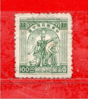 Chine Centrale ** 1949 -  Lithographiés .  Yvert. 74.  Sans   Gomme. - Zentralchina 1948-49