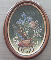 Bloemen In Pot Door René Van Humbeeck, 1975 - Olii