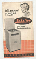 JC , Publicité , L'electro-laveuse 55 , 4 Pages , 3 Scans ,SCHOLTES & R. ANDRE , Paris, Frais Fr 1.75 E - Pubblicitari