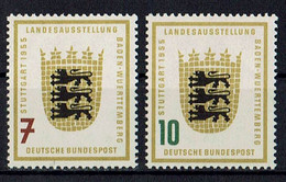 BRD 1955 // 212/213 ** Landesausstellung Baden-Württemberg - Ungebraucht