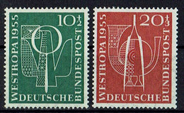 BRD 1955 // 217/218 ** Int. Briefmarkenausstellung - Ungebraucht