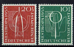 BRD 1955 // 217/218 ** Int. Briefmarkenausstellung - Ungebraucht