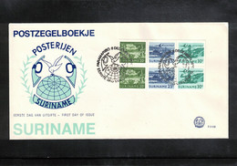 Surinam 1978 Stamps Booklet Sheet FDC - Surinam