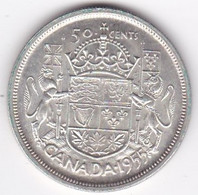 Canada 50 Cents 1955 Elizabeth II , En Argent , KM# 53 - Canada