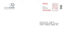 D1271 - Entier / Stationery / PSE - PAP Réponse Ciappa - Institut Curie - Agrément 181357 - PAP : Antwoord /Ciappa-Kavena
