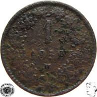 LaZooRo: Italy Under Austria 1 Kreuzer 1859 M G - Lombardo-Veneto