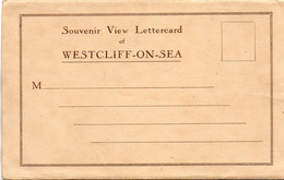 Westcliff On Sea - Souvenir View - Lettercard - Southend, Westcliff & Leigh