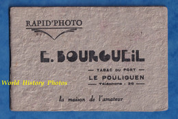 Petit Album Publicitaire Pour Photo Snapshot - LE POULIGUEN - Maison E. BOURGUEIL  Tabac Du Port - Vers 1930 1940 - Matériel & Accessoires