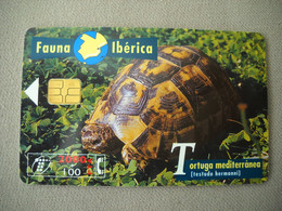 7022 Télécarte Collection TORTUE D HERMAN  Testudo Hermanni  Espagne ( Recto Verso)  Carte Téléphonique - Tartarughe