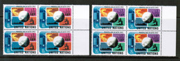 UNITED NATIONS---New York  Scott # 256-7** VF MINT NH BLOCKS Of 4 (LG-1326) - Ungebraucht