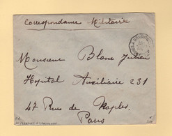 Convoyeur - Meyrargues A Draguignan - 1915  - Enveloppe (sans Correspondance) En FM - Salernes Var - Poste Ferroviaire