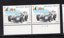 BELGIQUE BELGIE 1996 SPA FRANCORCHAMPS MERCEDES VOITURE   MNH XX - 1991-2000