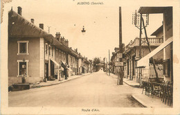 CPA FRANCE 73 "Albens, Route D'Aix" - Albens