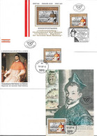 1835q: Österreich 1987, Fürsterzbischof Wolf Dietrich V. Raitenau, FDC & Maxikarte 3 Belege - Théologiens