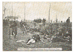 04- 2021 - BELGIQUE - FLANDRE OCCIDENTALE - YPRES - Guerre 14-18 - Ruines - Repos D'éclaireurs Belges - Ieper