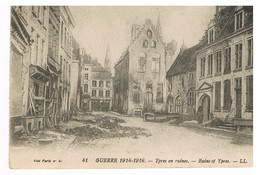 04- 2021 - BELGIQUE - FLANDRE OCCIDENTALE - YPRES - Guerre 14-18 - Ruines - - Ieper