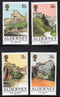 Delcampe - Alderney 1986 Forts Set MNH SGA28/31 - Alderney