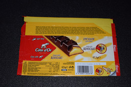 Emballage Chocolat Côte D'Or Advocaat Chocolate Chocolade - Sonstige