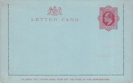 GREAT BRITAIN - POSTAL STATIONARY LETTER CARD ONE PENNY (1903/11) MNH Mi #K3I /K2-89 - Zonder Classificatie