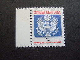 USA O143   MNH * (0437-035) - Officials