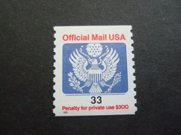 USA O157   MNH * (0437-185) - Officials