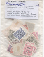 Belgique Yvert PREO COB  **/*/(*) Lot De 65 Surchargés Pour Servir Comme Préobliterés - Typo Precancels 1967-85 (New Numerals)