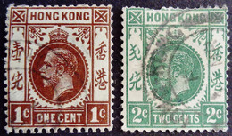 Hong Kong 1912 1921 George V Yvert 100 118 O Used - Oblitérés