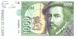 1000 Pesetas Espagnol TTBC - [ 5] Department Of Finance Issues