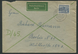 10.010) MiNr.: 55 EF - Postschnelldienst - Cartas