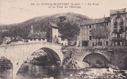 LE PONT-de-MONTVERT :  (48) Le Pont Et La Tour De L'Horloge - Le Pont De Montvert