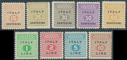 1943 OCCUPAZIONE ANGLO AMERICANA SICILIA 9 VALORI MNH ** - RE11-8 - Occ. Anglo-américaine: Sicile