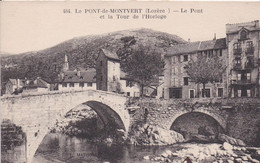 LE PONT-de-MONTVERT :  (48) Le Pont Et La Tour De L'Horloge - Le Pont De Montvert