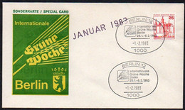 Westberlin 1983 MiNr. 587 Brief/ Letter ; Sonderstempel/ Special Cancellation  1000 BERLN 12  Internationale Grüne Woche - Machines à Affranchir (EMA)
