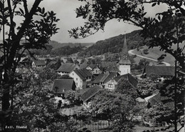 ZELL IM TÖSSTAL → Schöne Dorfansicht Bei Der Kirche, Fotokarte Ca.1960 - Dorf