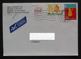 2014 Netherlands To Canada Cover - Cartas & Documentos