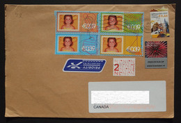 2015 Netherlands To Canada Cover - Briefe U. Dokumente