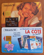 Lot Telecarte BNVT France Telecarte La Cote - Téléphones