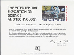 USA Herdenkingskaart Bicentennial Exposition On Science And Technology 1976 (1221) - Souvenirs & Special Cards