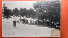 CPA. Blida. Le Col De Chrea Le Professeur De Ski.   (R1.280) - Blida