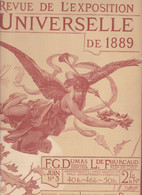 Revue De L'exposition Universelle De 1889 Avec Gravures Hors Texte Couverture Par LEVEILLE N° 3 - Riviste - Ante 1900