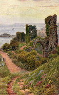 HASTINGS CASTLE OLD COLOUR ART POSTCARD A.R. QUINTON NO. 1010 - Quinton, AR