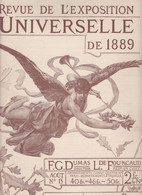 Revue De L'exposition Universelle De 1889 Illustrée Avec Gravures Hors Texte Couverture Par LEVEILLE N° 13 - Riviste - Ante 1900