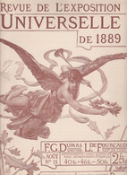 Revue De L'exposition Universelle De 1889 Illustrée Avec Gravures Hors Texte Couverture Par LEVEILLE N° 15 - Revistas - Antes 1900