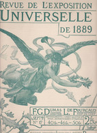 Revue De L'exposition Universelle De 1889 Illustrée Avec Gravures Hors Texte Couverture Par LEVEILLE N° 17 - Revistas - Antes 1900