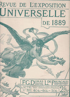 Revue De L'exposition Universelle De 1889 Illustrée Avec Gravures Hors Texte Couverture Par LEVEILLE N° 20 - Riviste - Ante 1900