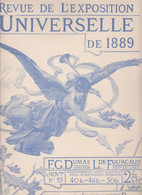 Revue De L'exposition Universelle De 1889 Illustrée Avec Gravures Hors Texte Couverture Par LEVEILLE N° 23 - Tijdschriften - Voor 1900