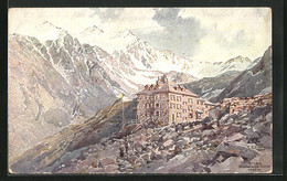 Künstler-AK Edward Theodore Compton: Nürnberger Hütte In Den Stubaier Alpen - Compton, E.T.