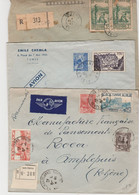 COLONIES FRANCAISES MAJORITE ALGERIE FRANCAISE  18 LETTRES  A ETUDIER - Verzamelingen & Reeksen